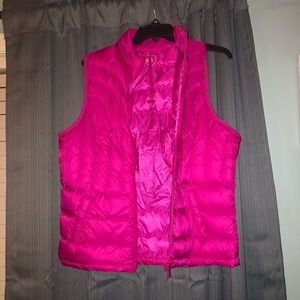 Hot Pink Down Vest